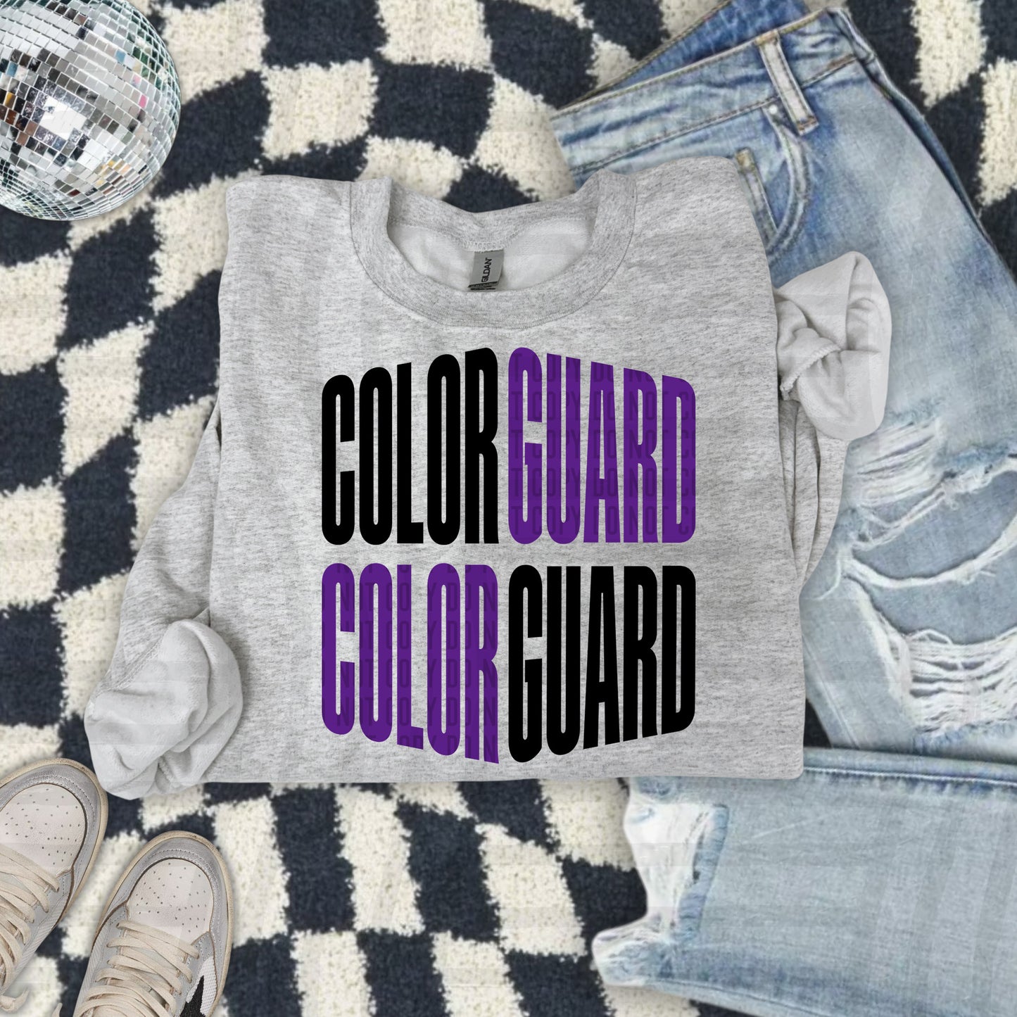 WORD ART COLOR GUARD TEE