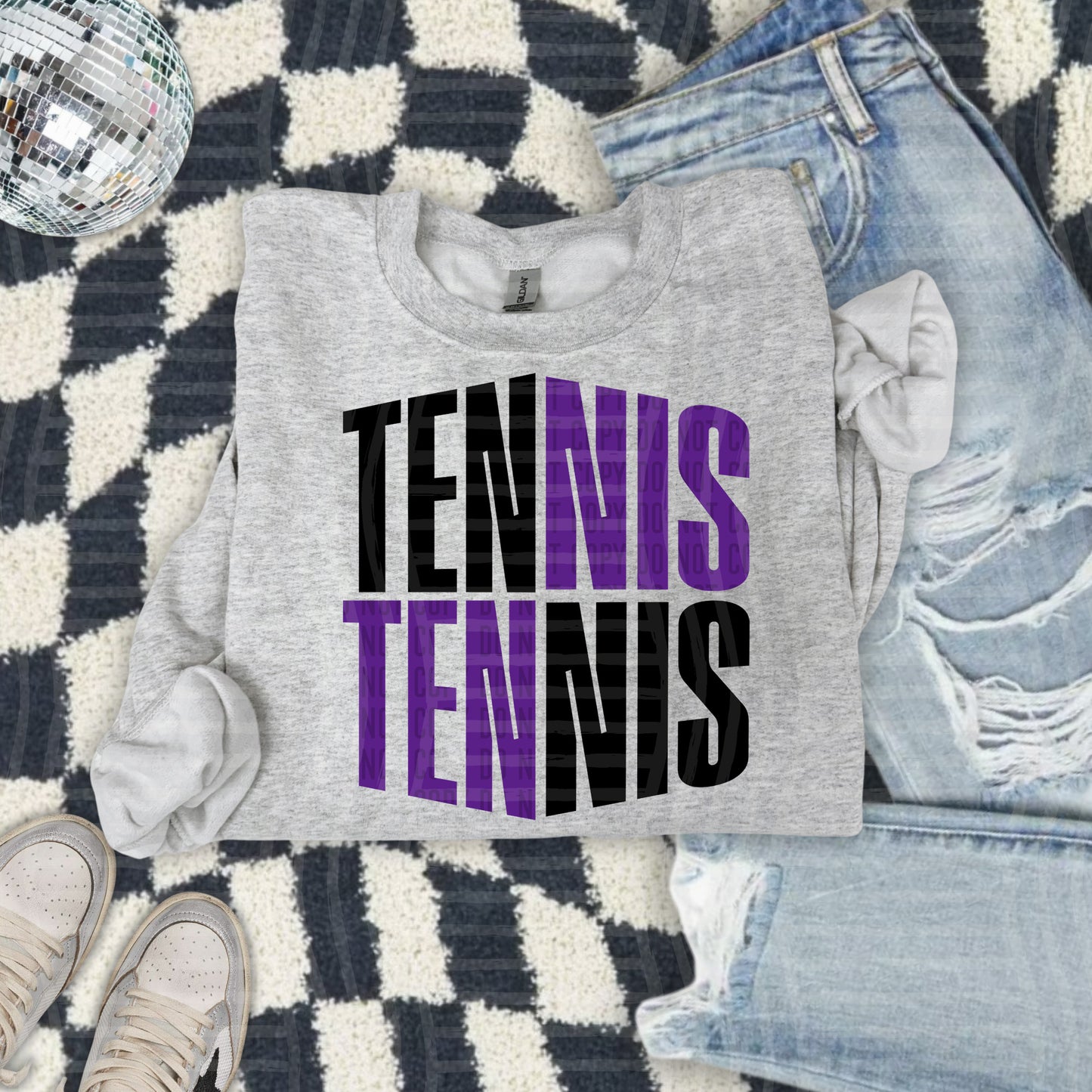 WORD ART TENNIS TEE