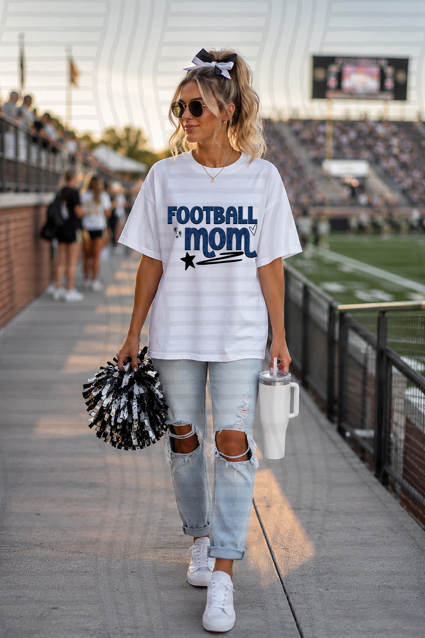 FOOTBALL MOM TEES -25 COLORS