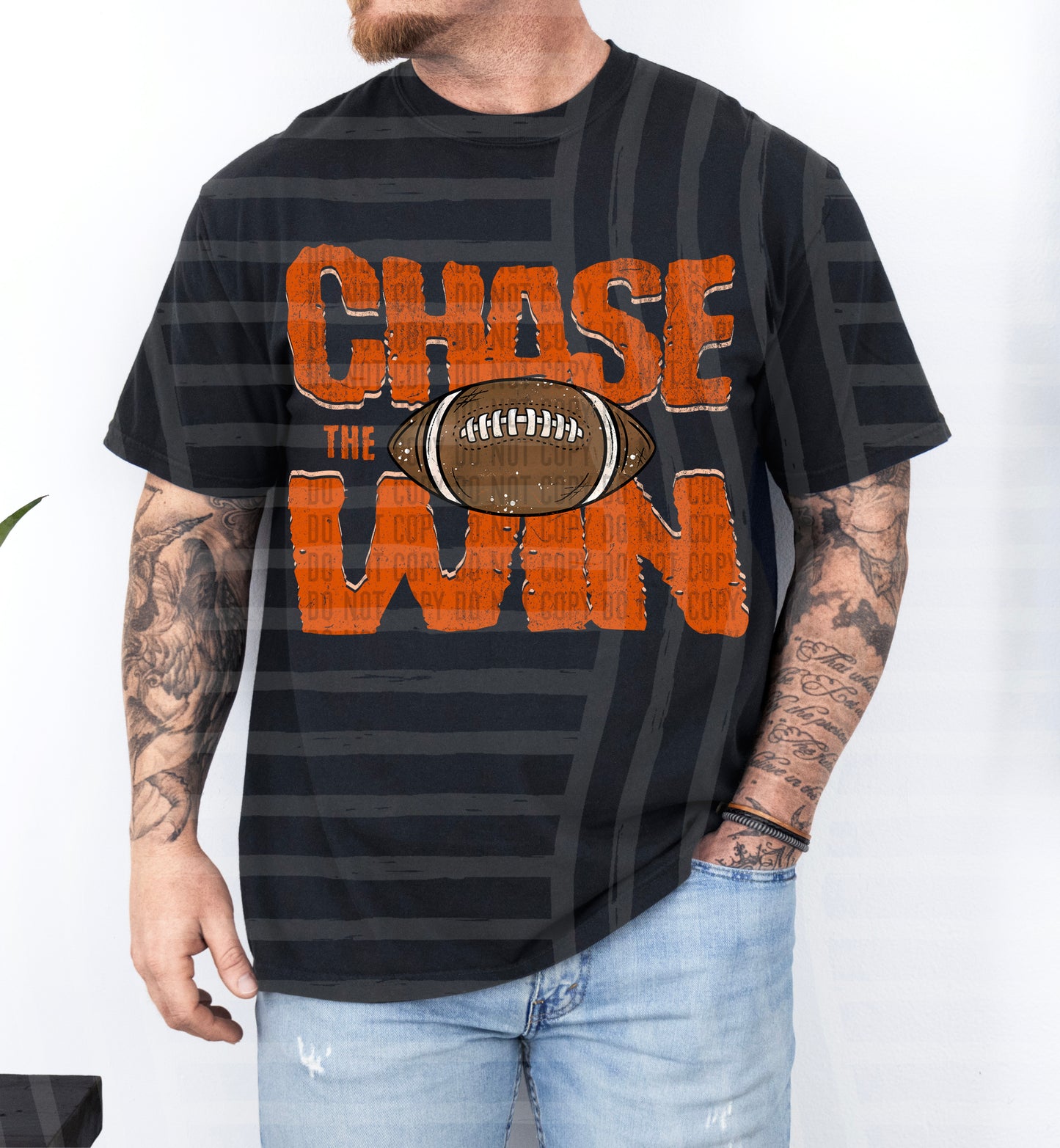 FOOTBALL -CHASE THE WIN TEES- VARIETY COLORS
