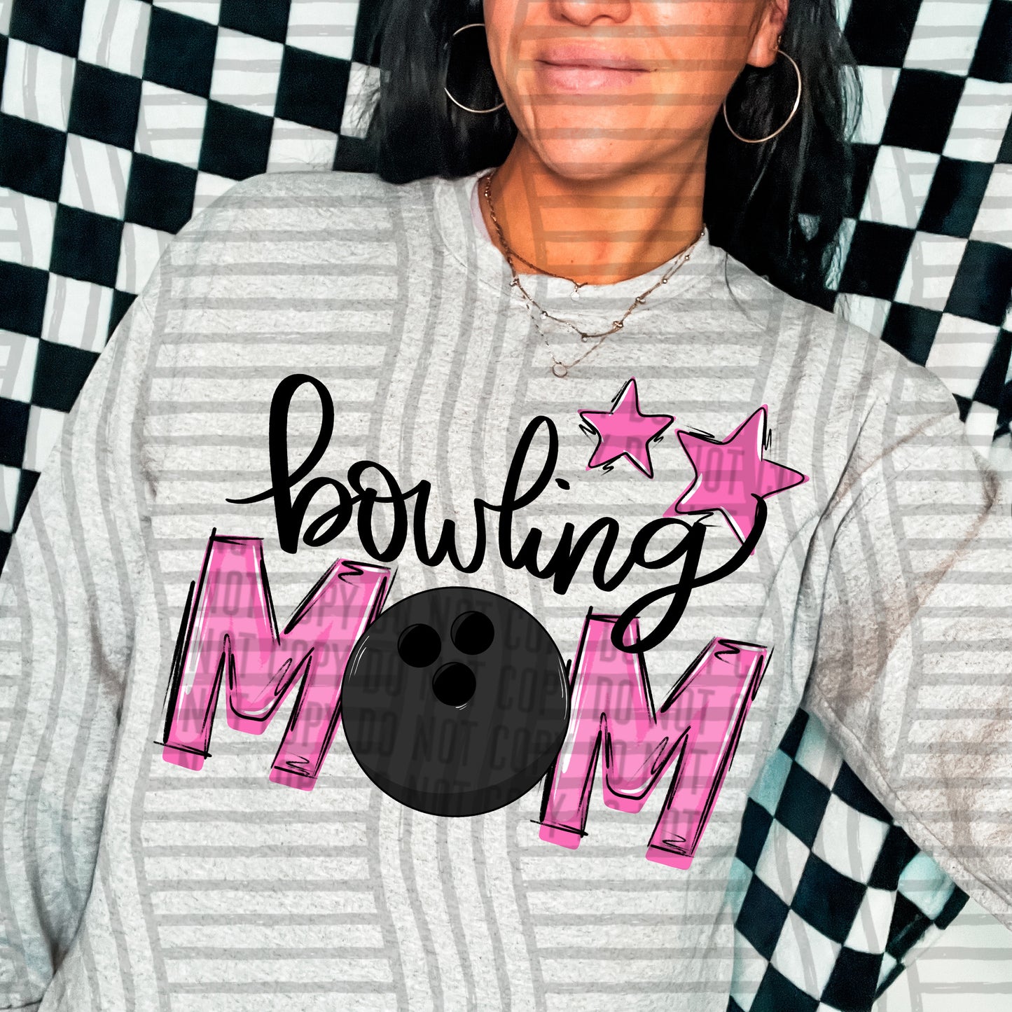 BOWLING MOM TEES - 20 COLORS