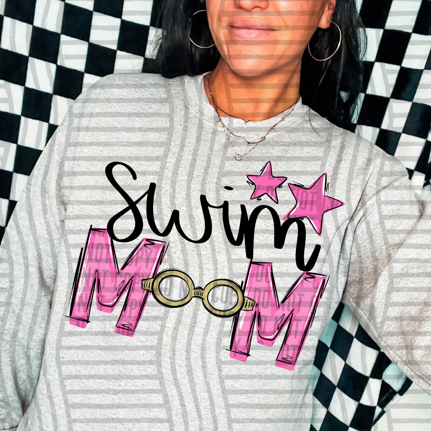 SWIM MOM TEES - 20 COLORS