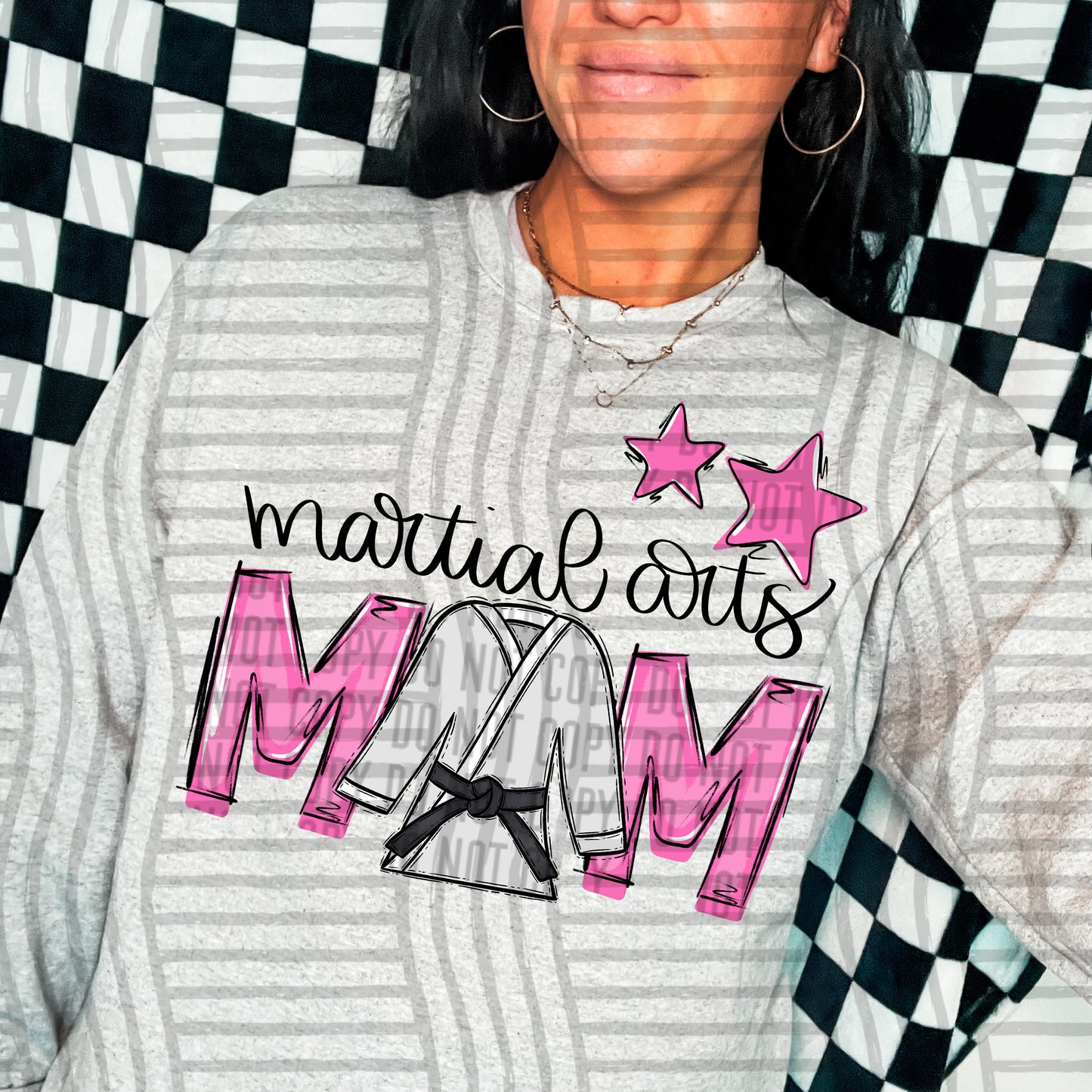 MARTIAL ARTS MOM TEE - 20 COLORS