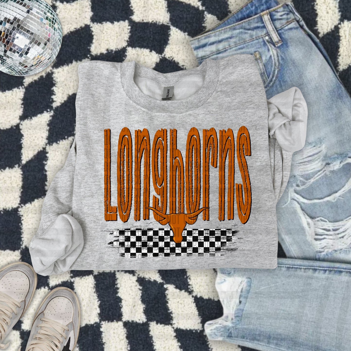CHECKERED COLLEGE TEES