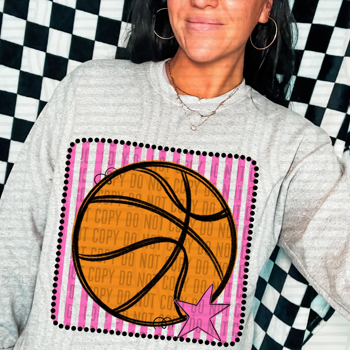 DISTRESSED BASKETBALL TEE - MULTIPLE COLORS