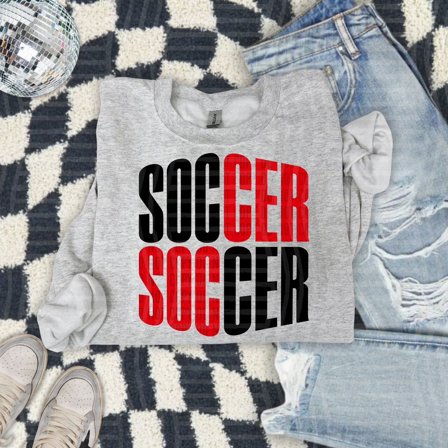 WORD ART SOCCER TEE