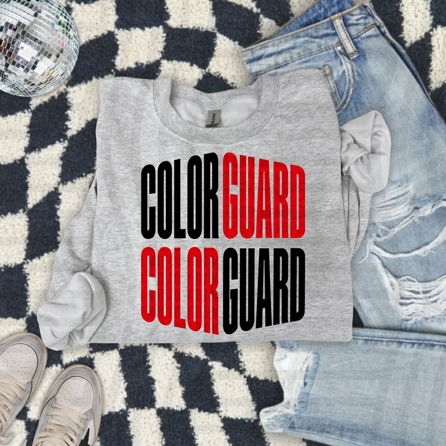 WORD ART COLOR GUARD TEE