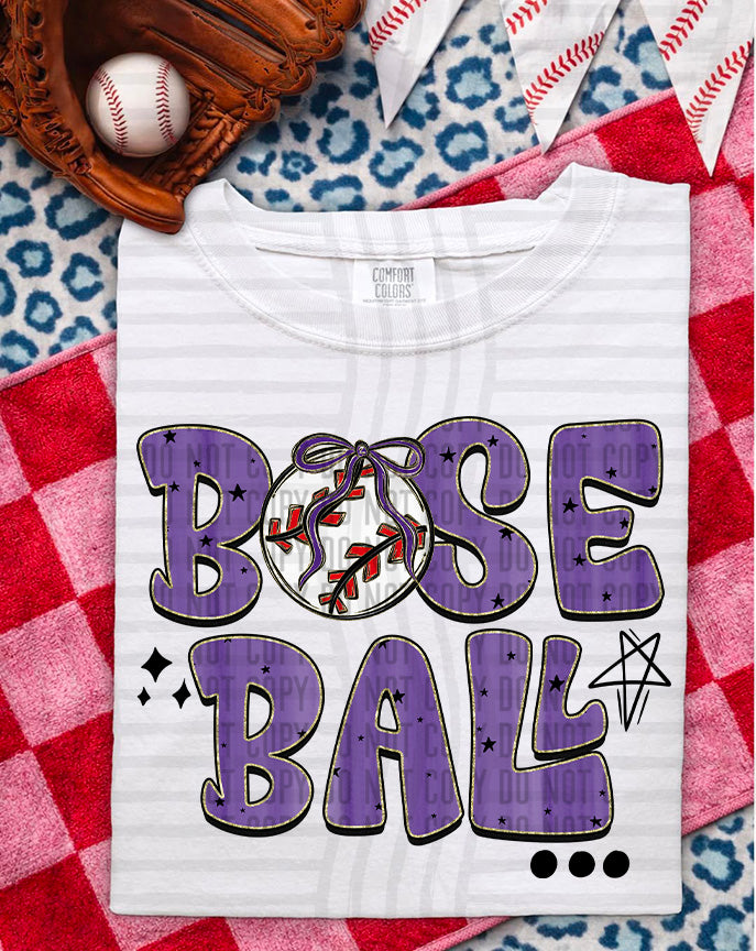 BASEBALL RETRO TEE -VARIETY OF COLORS