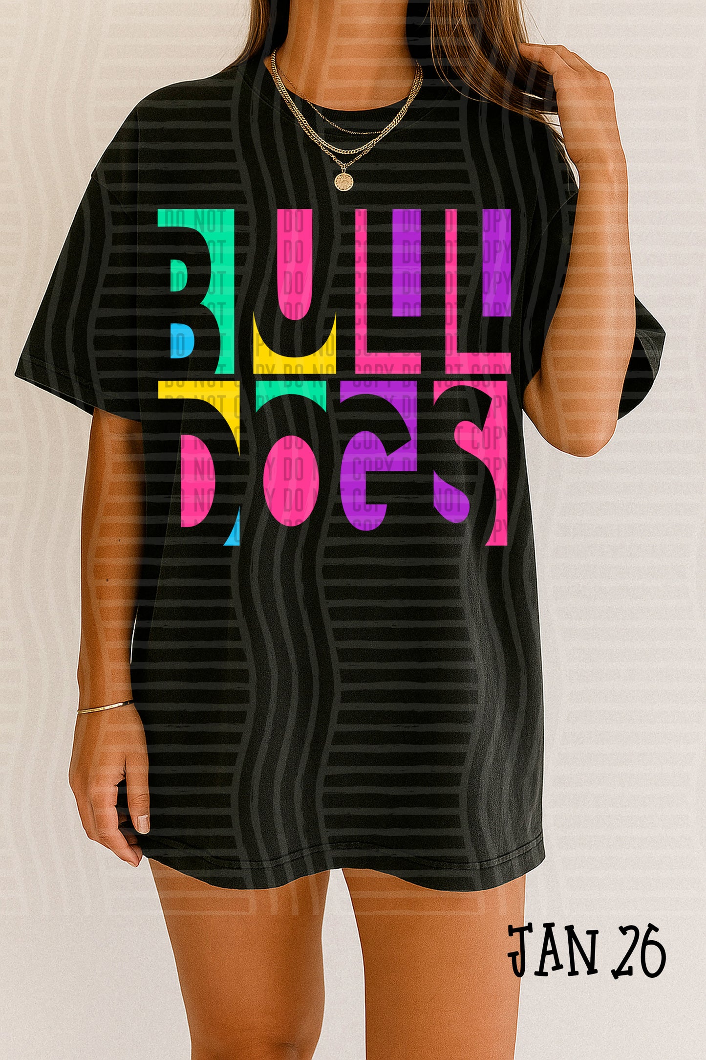 CONFETTI CUT OUT MASCOT TEE