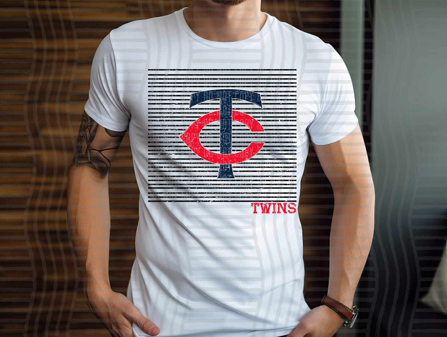 MLB LINED TEES