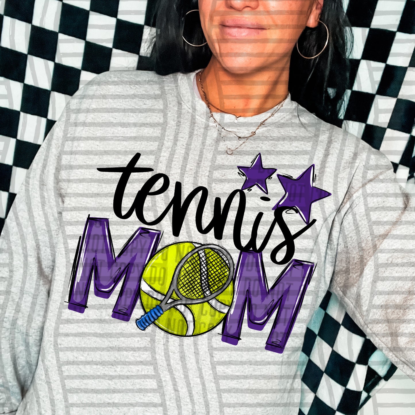 TENNIS MOM TEE -20 COLORS