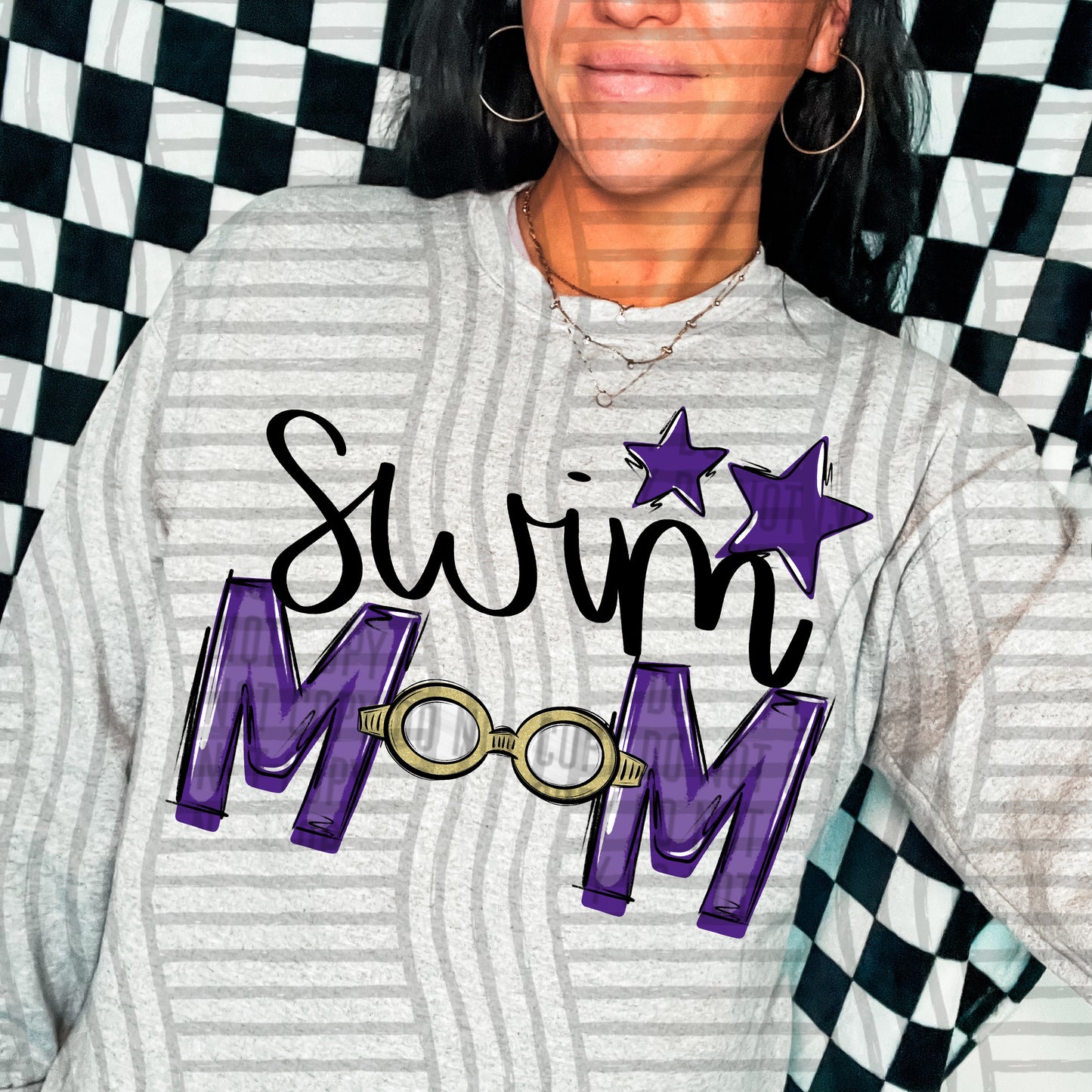 SWIM MOM TEES - 20 COLORS