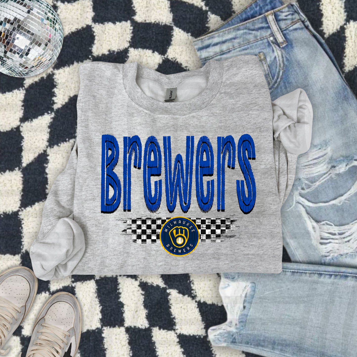 CHECKERED MLB TEES