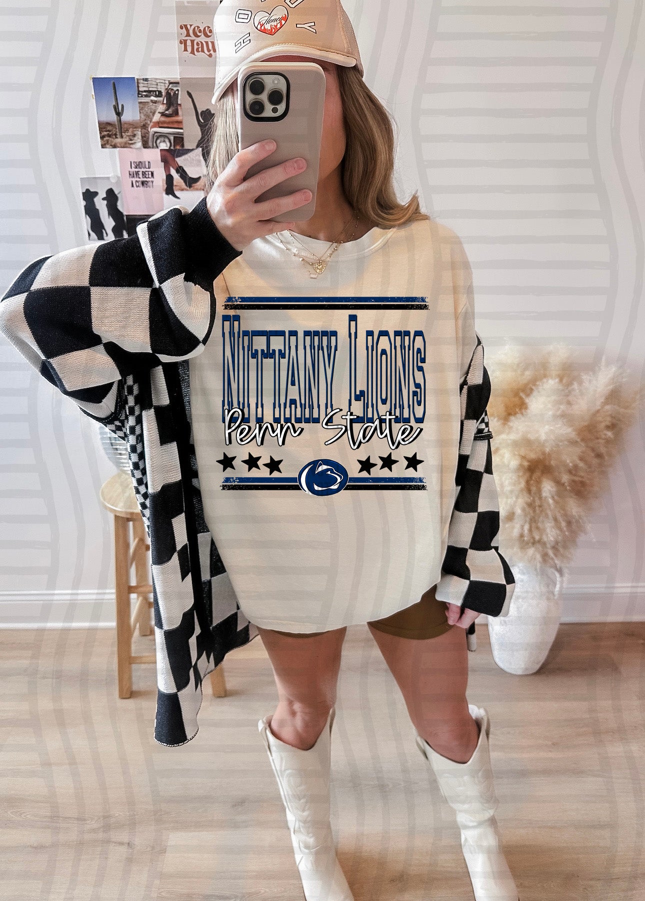 OPEN VARISTY COLLEGE TEE