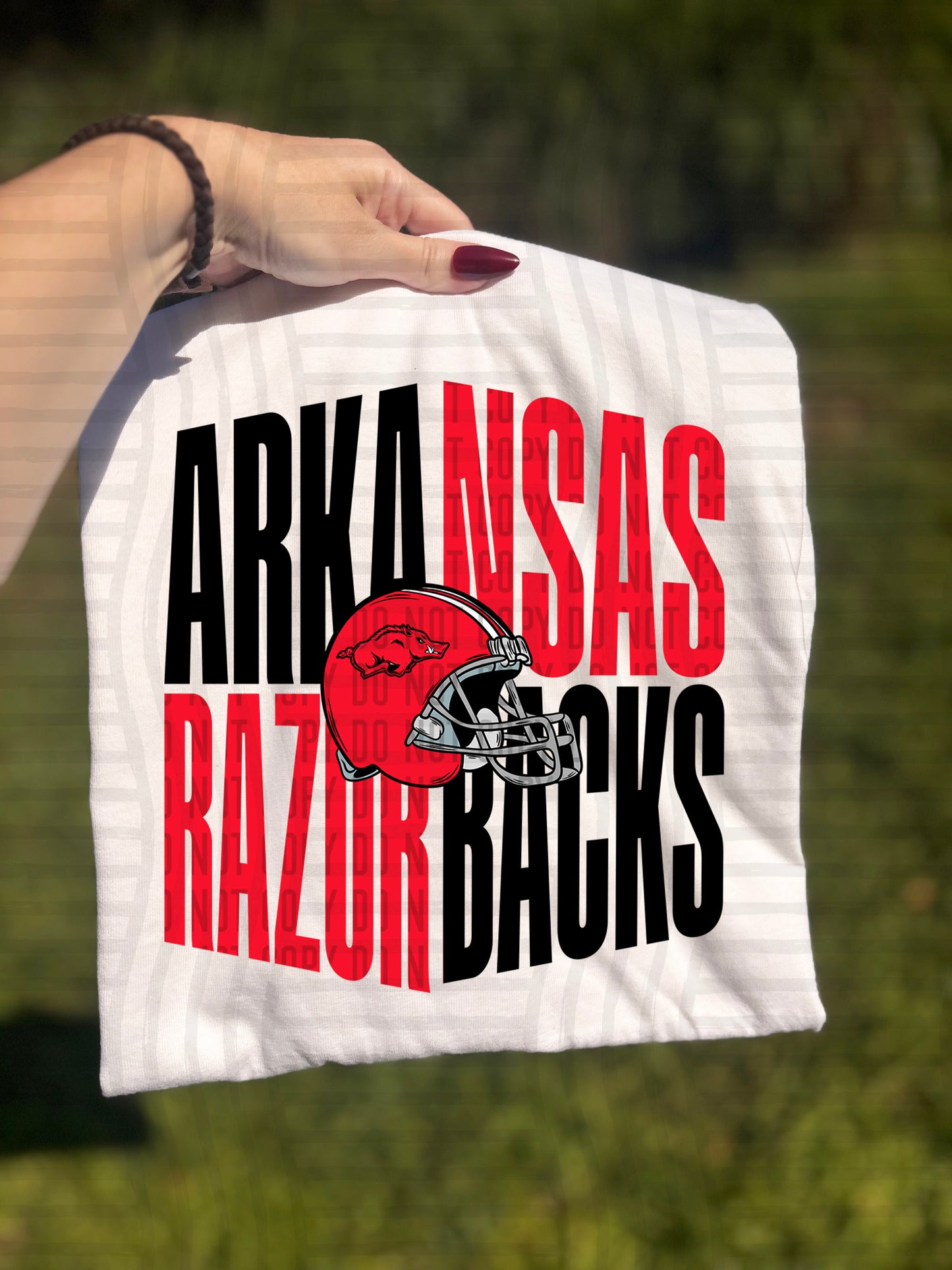 COLLEGE WORD ART TEE