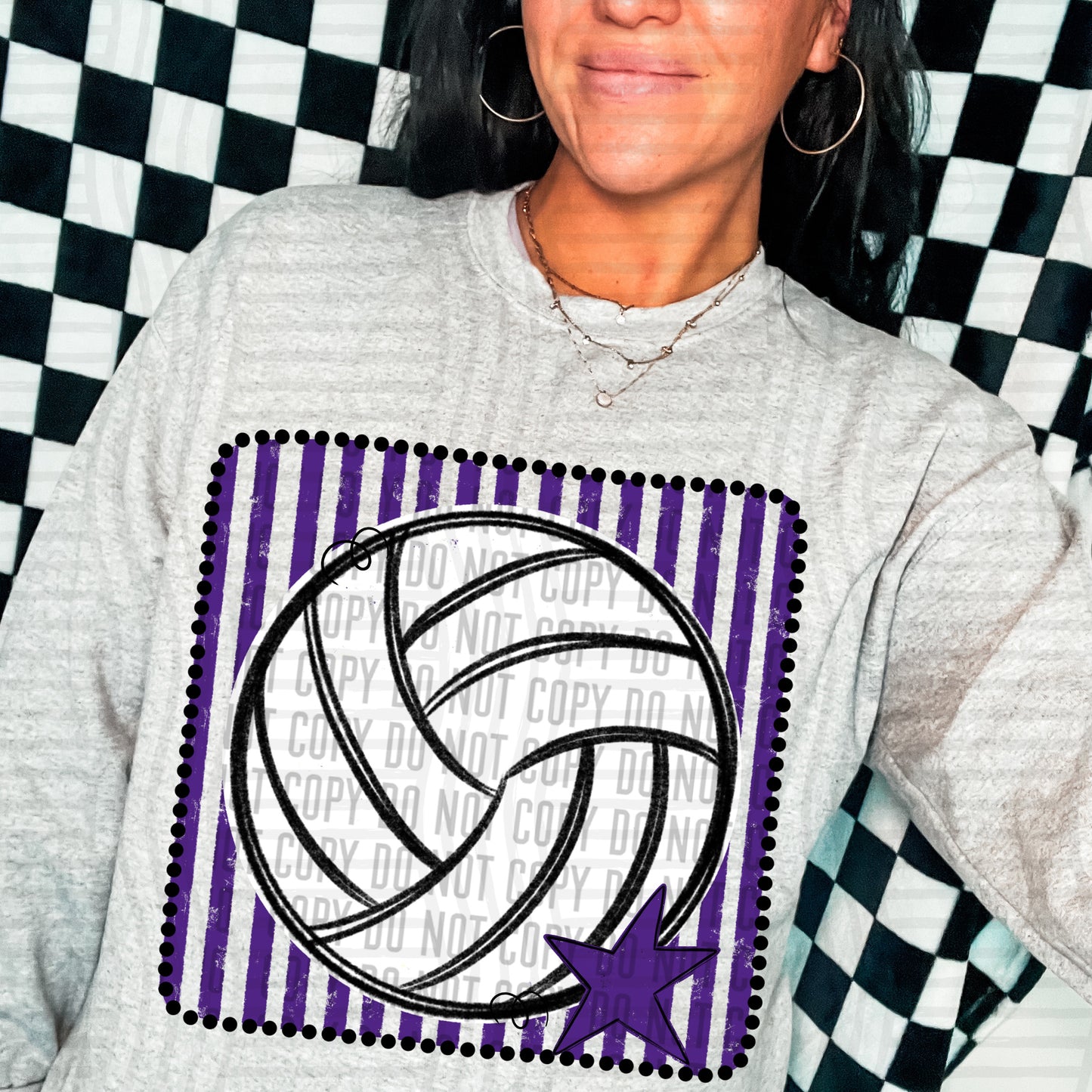 DISTRESSED VOLLEYBALL TEE - MULTIPLE COLORS