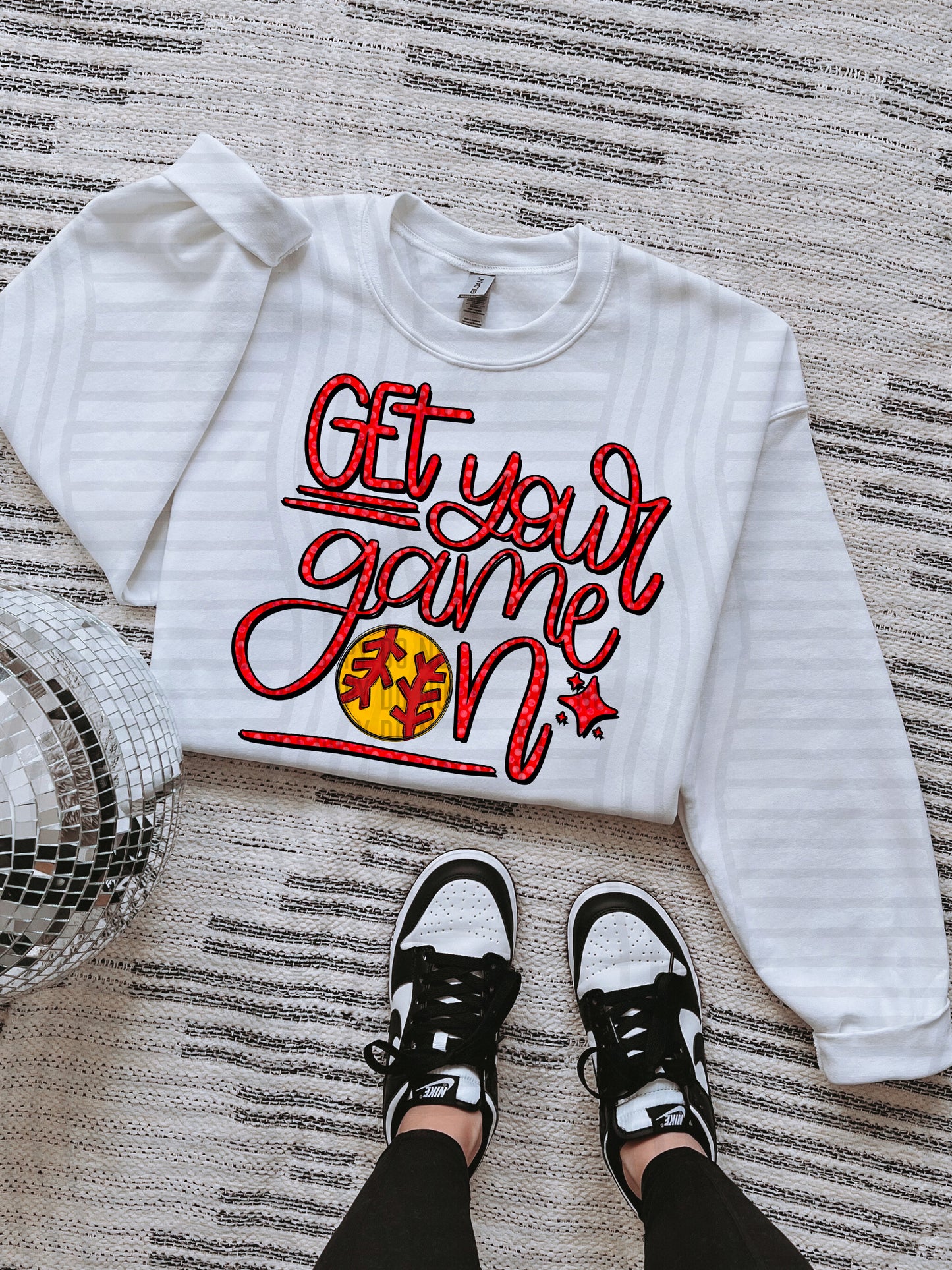 SOFTBALL GET YOUR GAME ON TEES - 20 COLORS