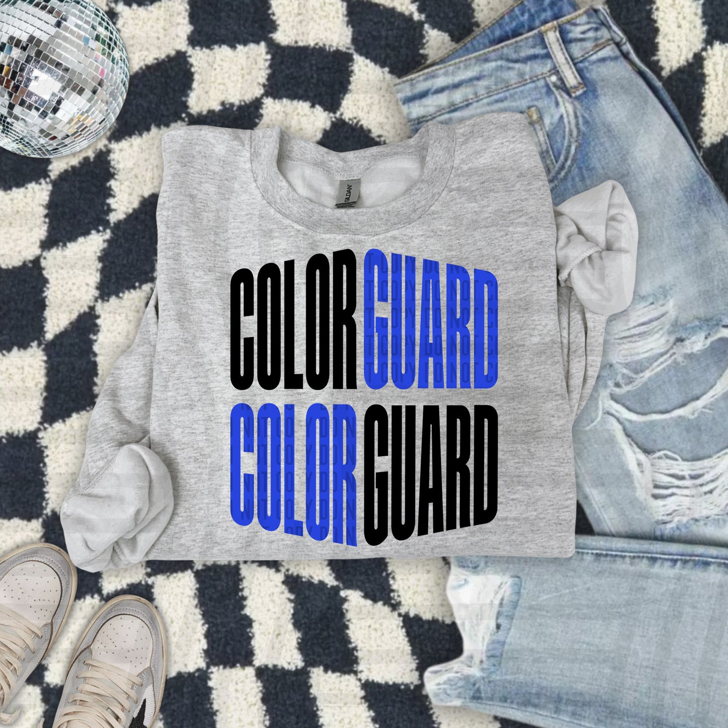 WORD ART COLOR GUARD TEE