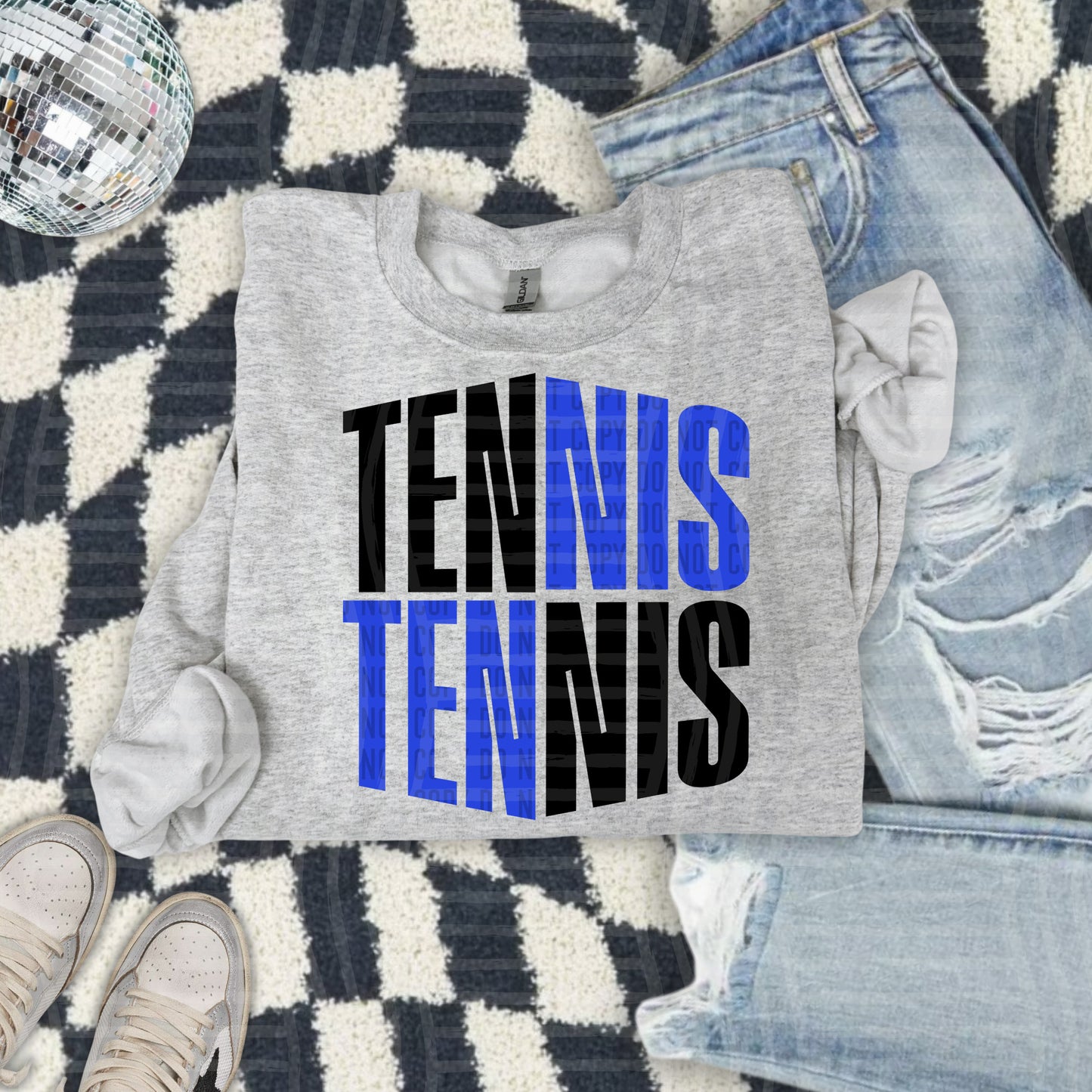 WORD ART TENNIS TEE