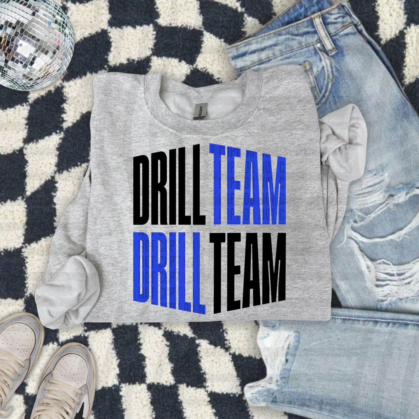 WORD ART DRILL TEAM TEE