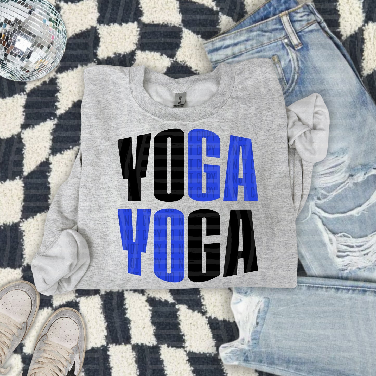 WORD ART YOGA TEE