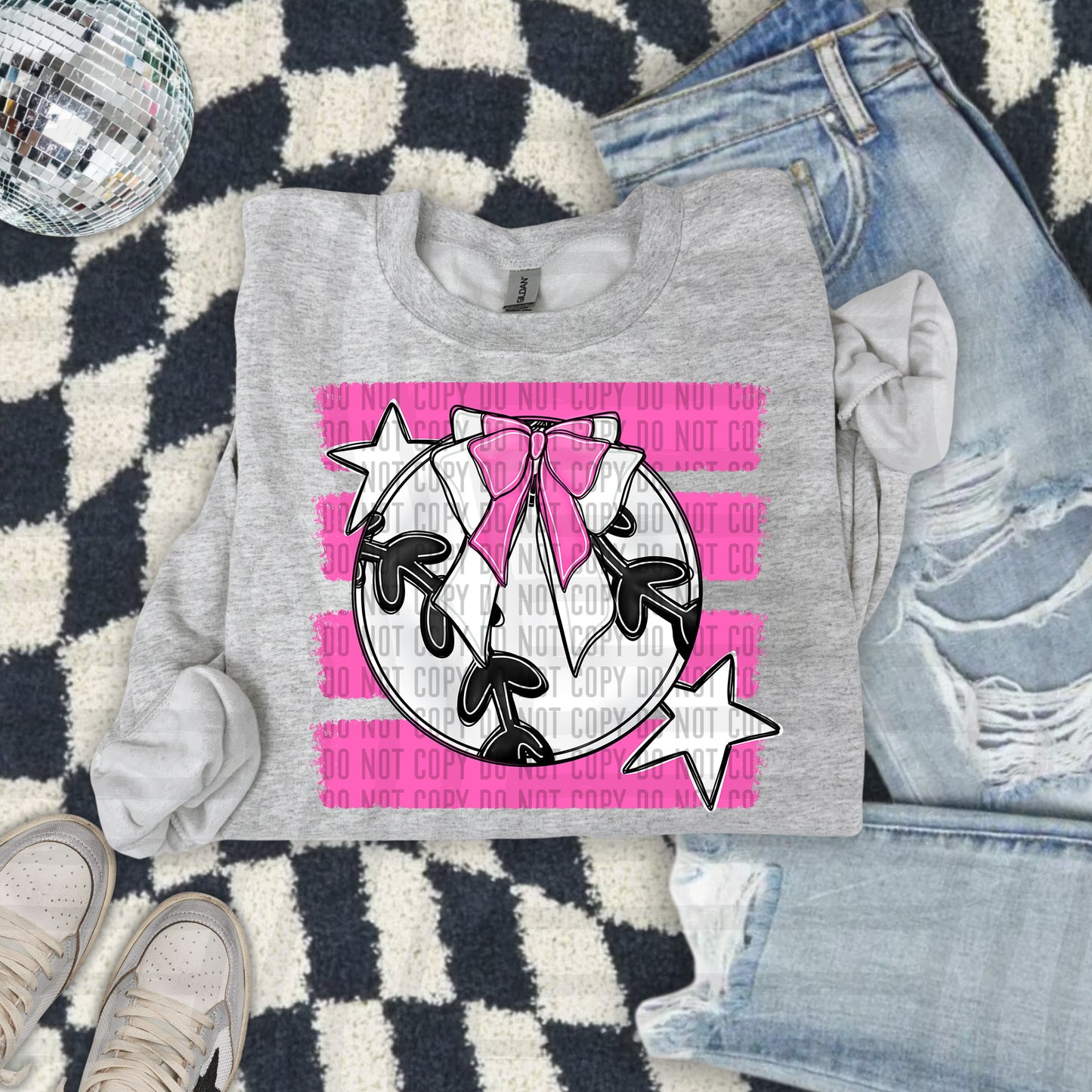 BASEBALL BOW BOW TEES -25 COLORS