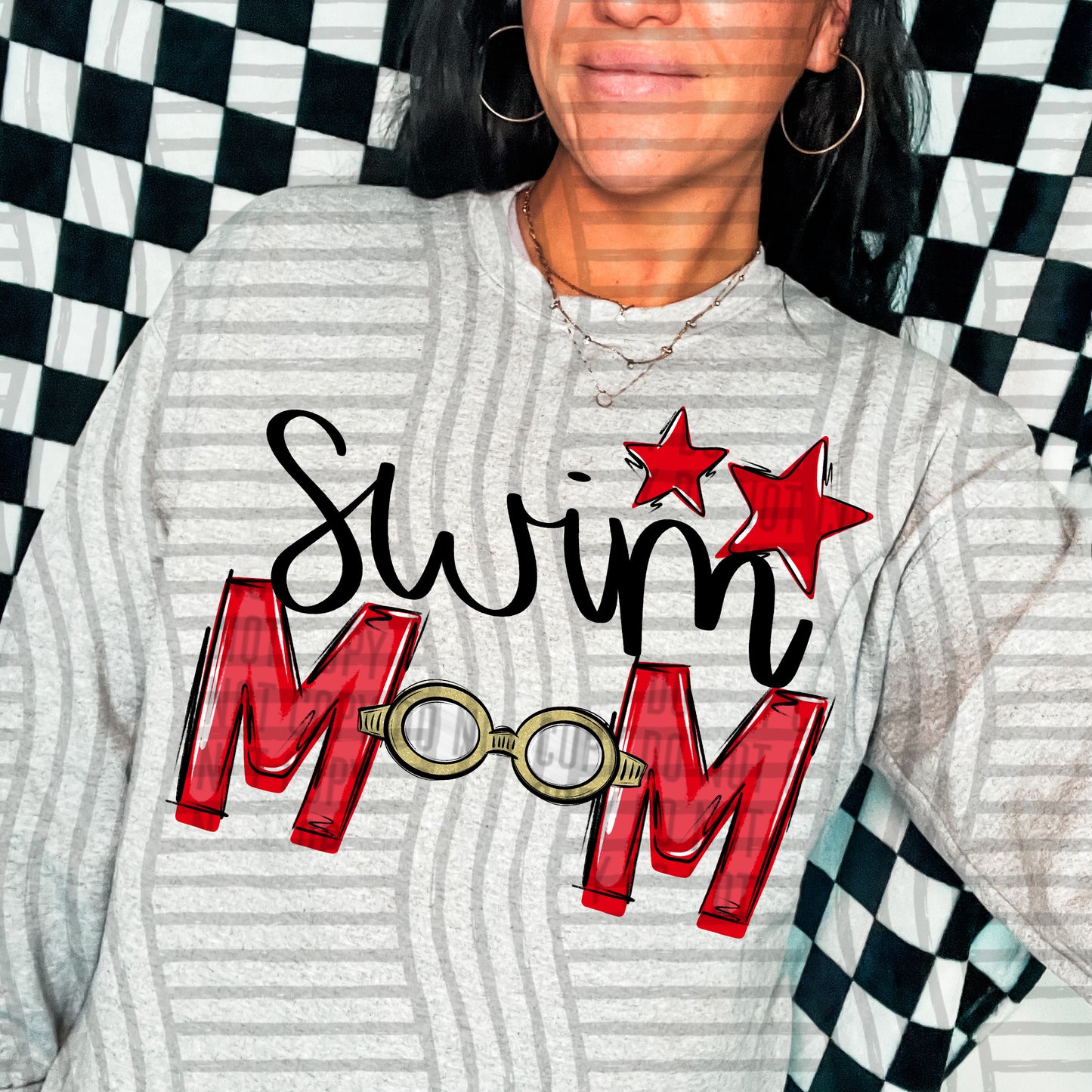 SWIM MOM TEES - 20 COLORS