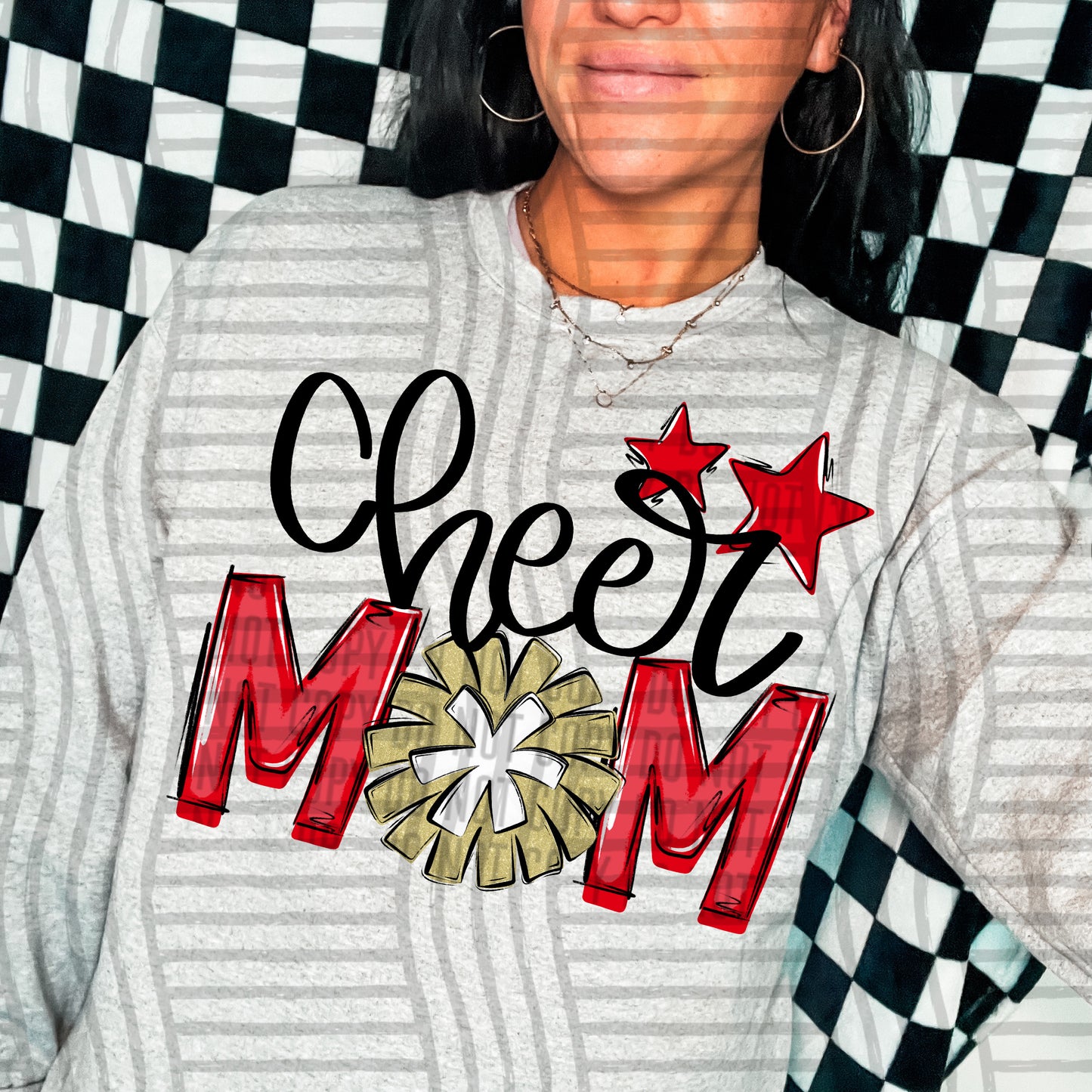 CHEER MOM TEES - 20 COLORS