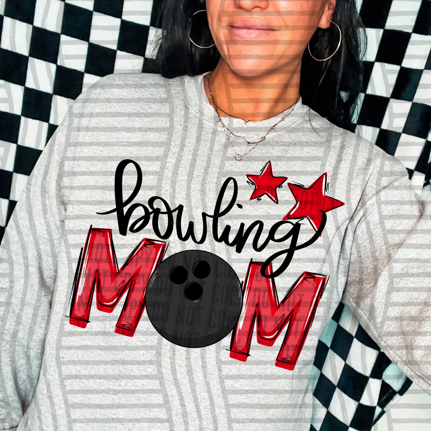 BOWLING MOM TEES - 20 COLORS
