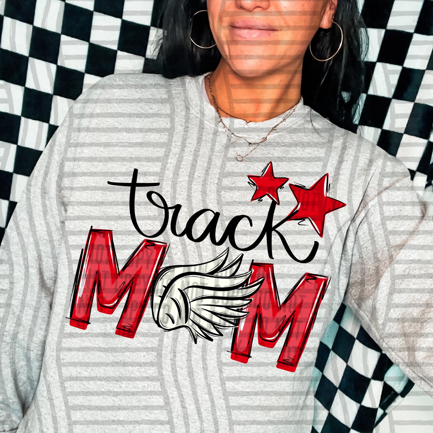 TRACK MOM TEES -20 COLORS