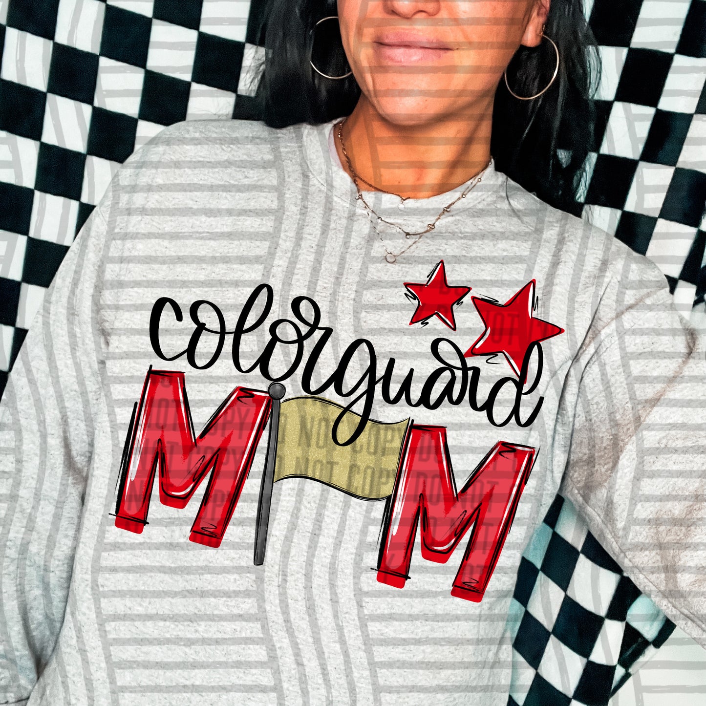 COLORGUARD MOM TEES - 20 COLORS