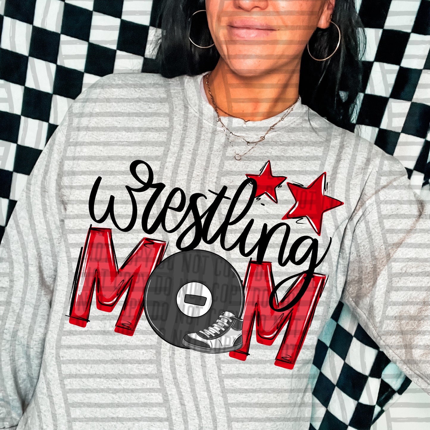 WRESTLING MOM TEES -20 COLORS