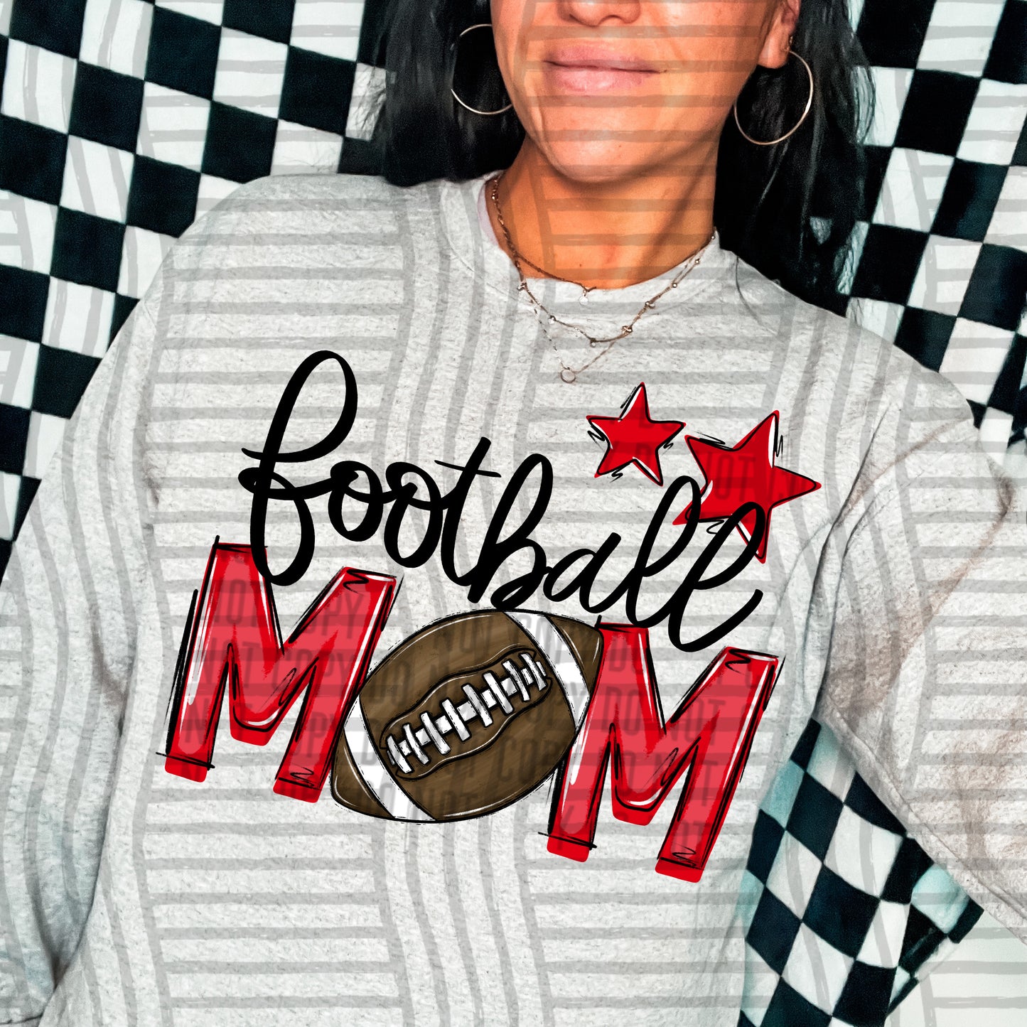 FOOTBALL MOM TEES - 20 COLORS