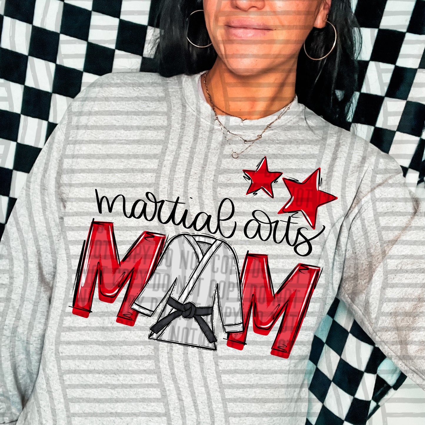 MARTIAL ARTS MOM TEE - 20 COLORS