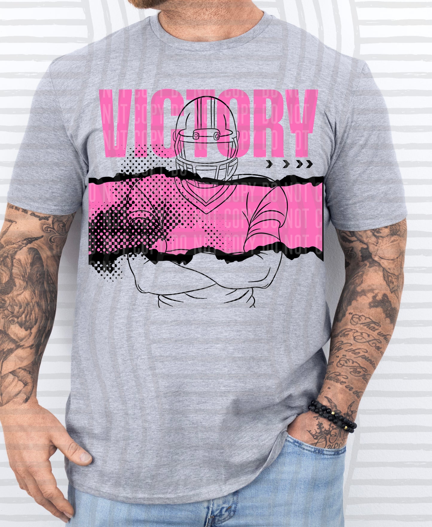 VICTORY FOOTBALL PLAYER TEES -25 COLORS