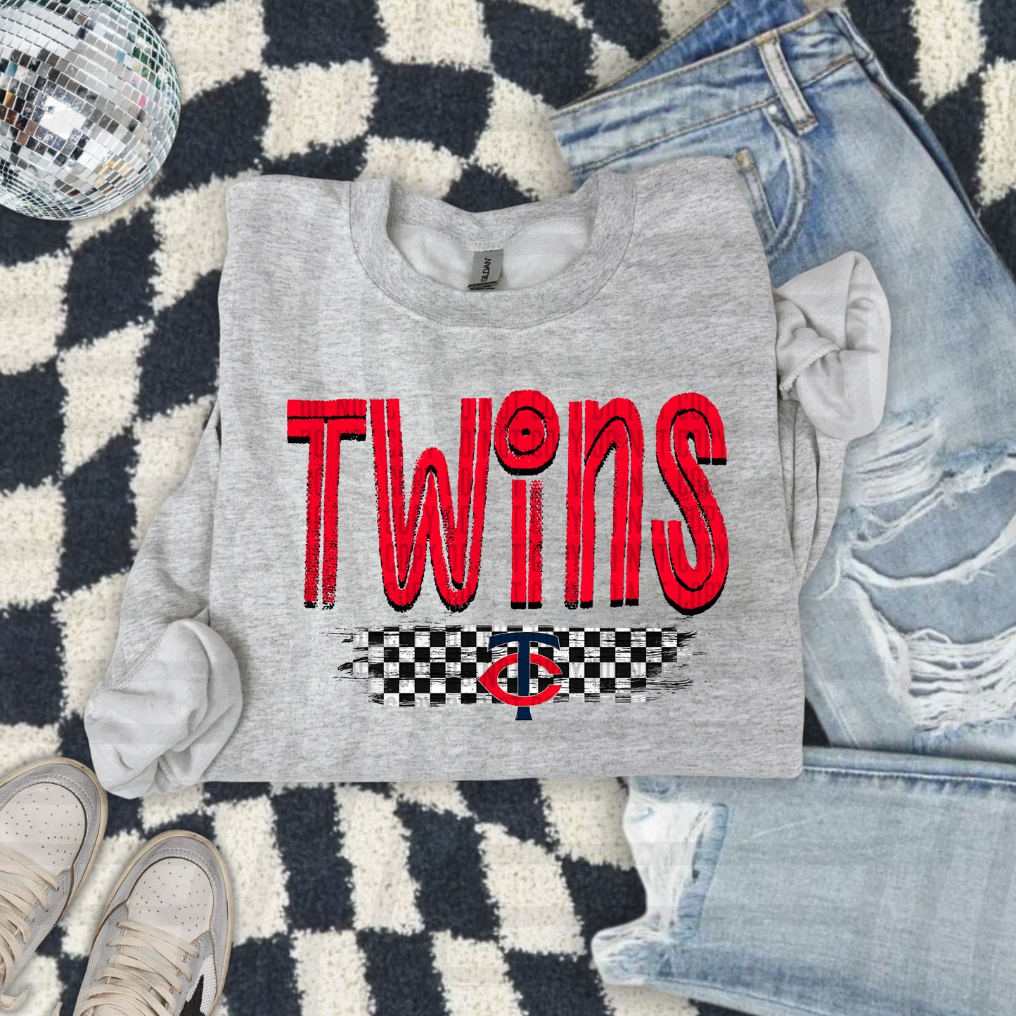 CHECKERED MLB TEES