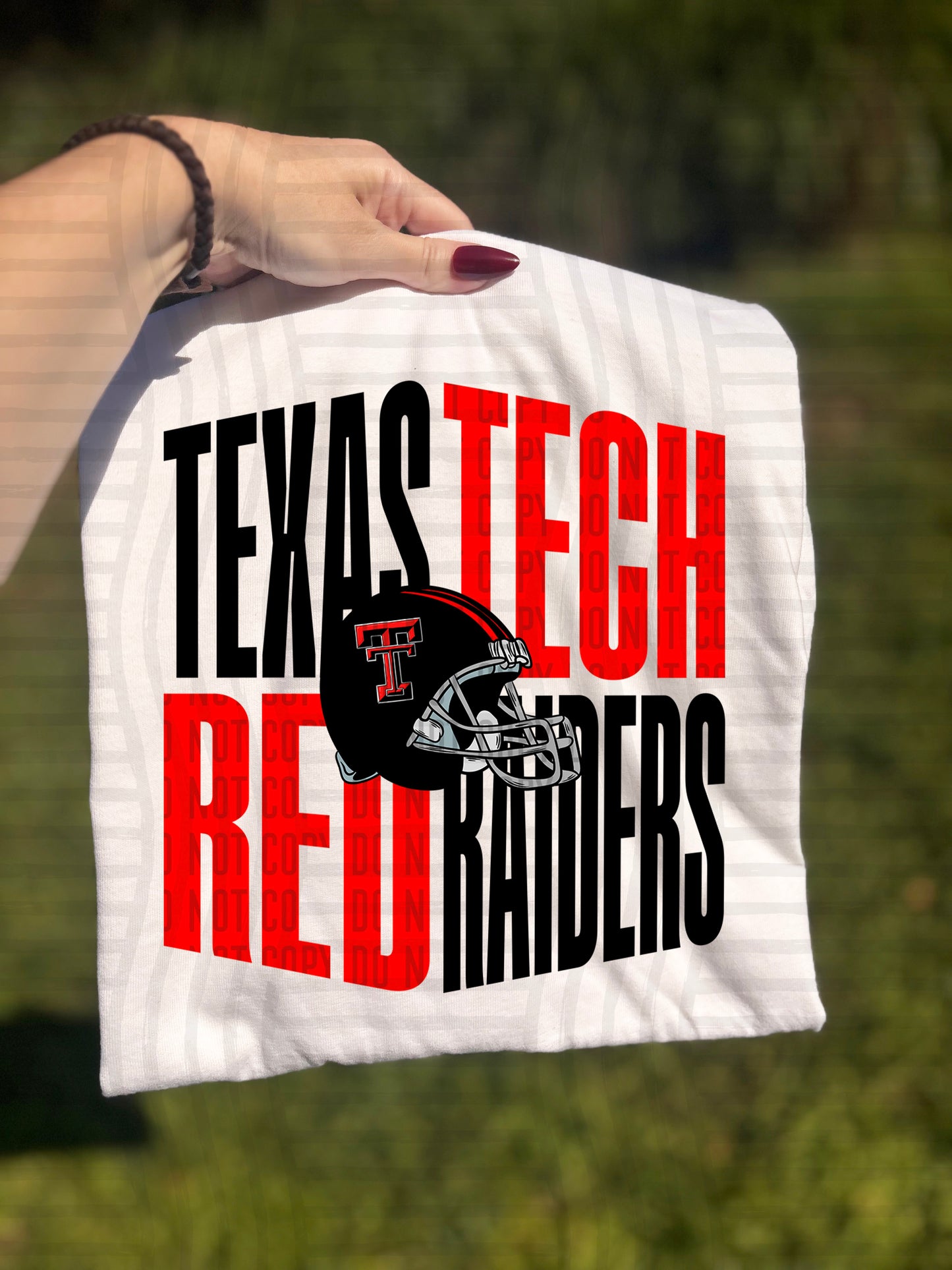 COLLEGE WORD ART TEE