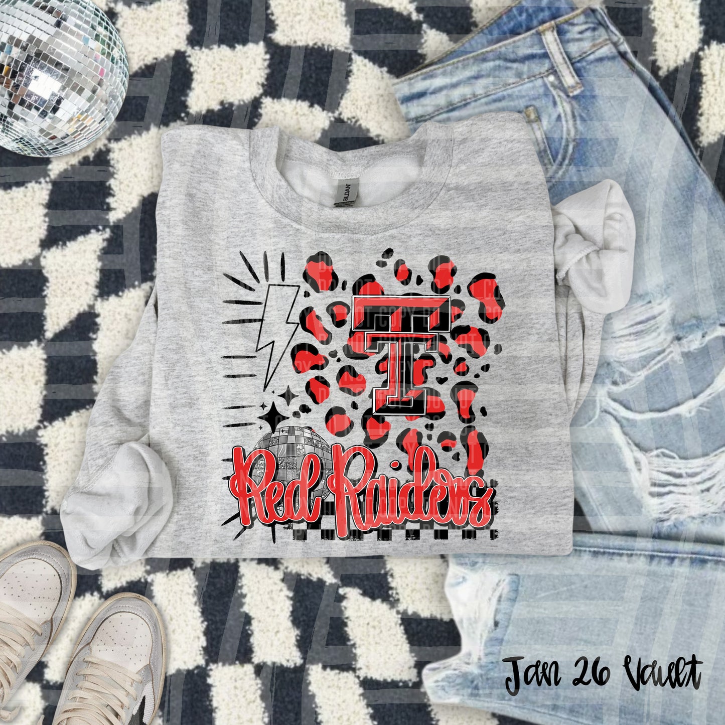 LEOPARD COLLEGE TEE