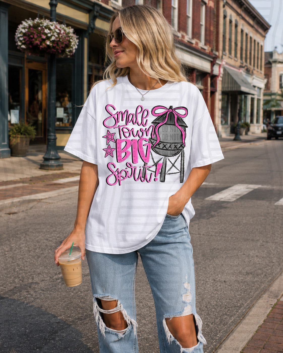 SMALL TOWN WATER TOWER TEES -25 COLORS
