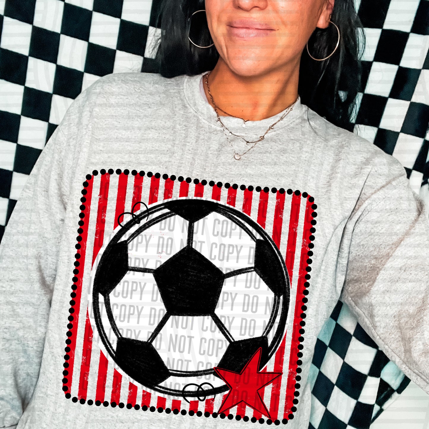 DISTRESSED SOCCER TEE - MULTIPLE COLORS
