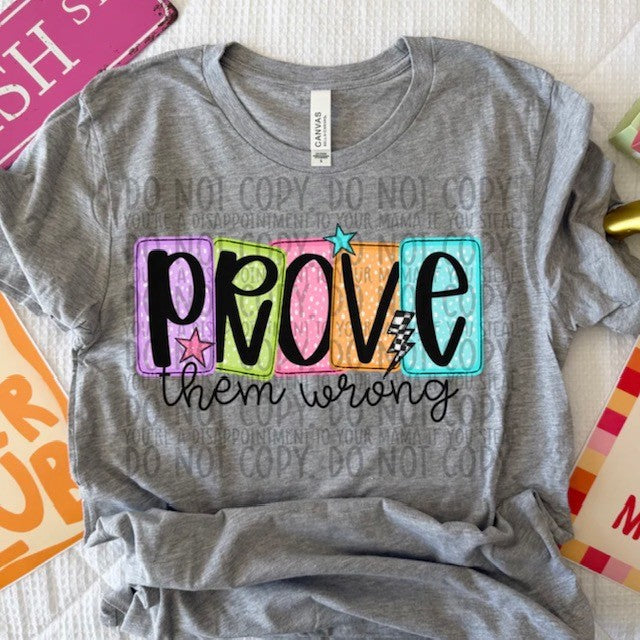 JESUS-PROVE-FAITH-FOCUS TEES - 4 STYLES