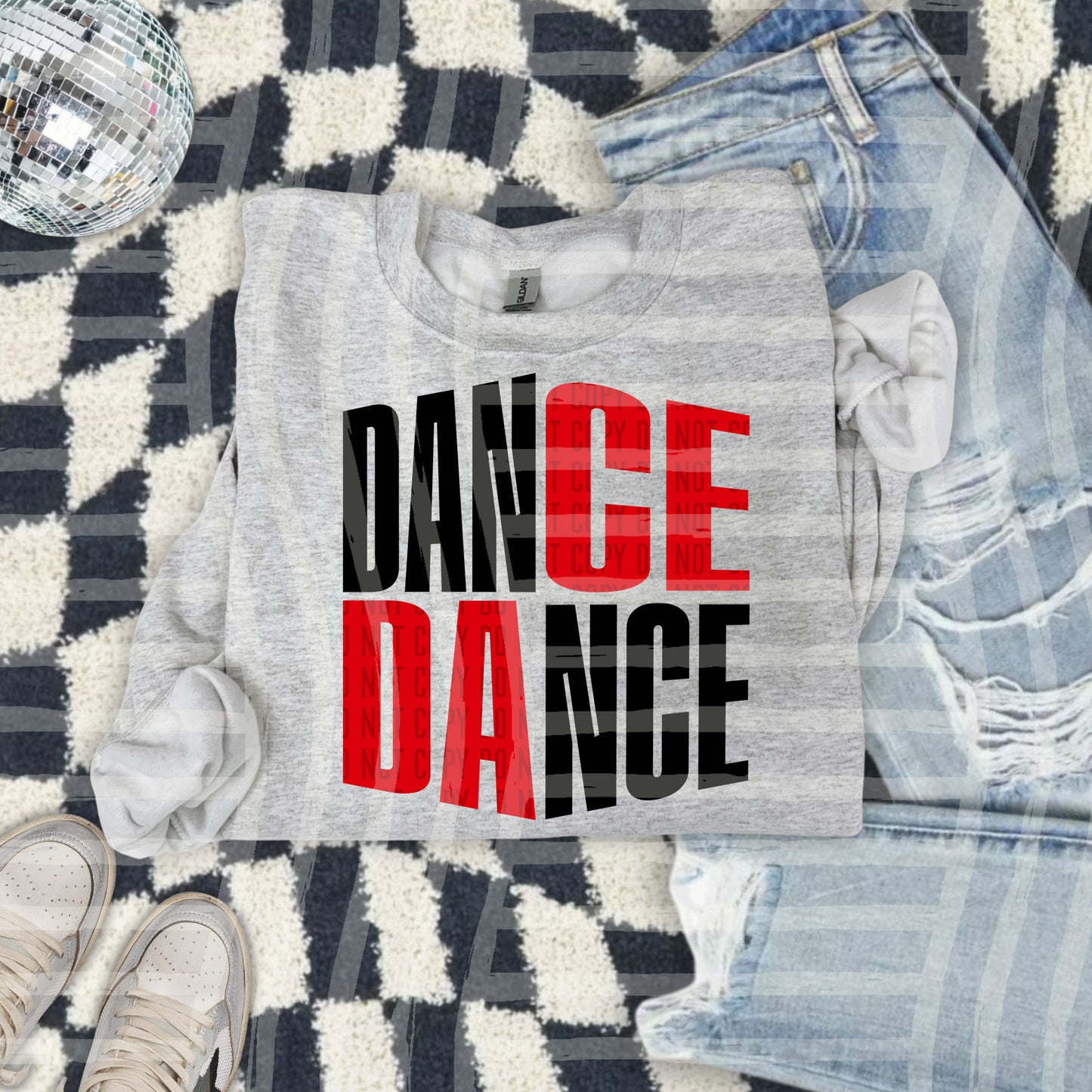 DANCE WORD ART TEE