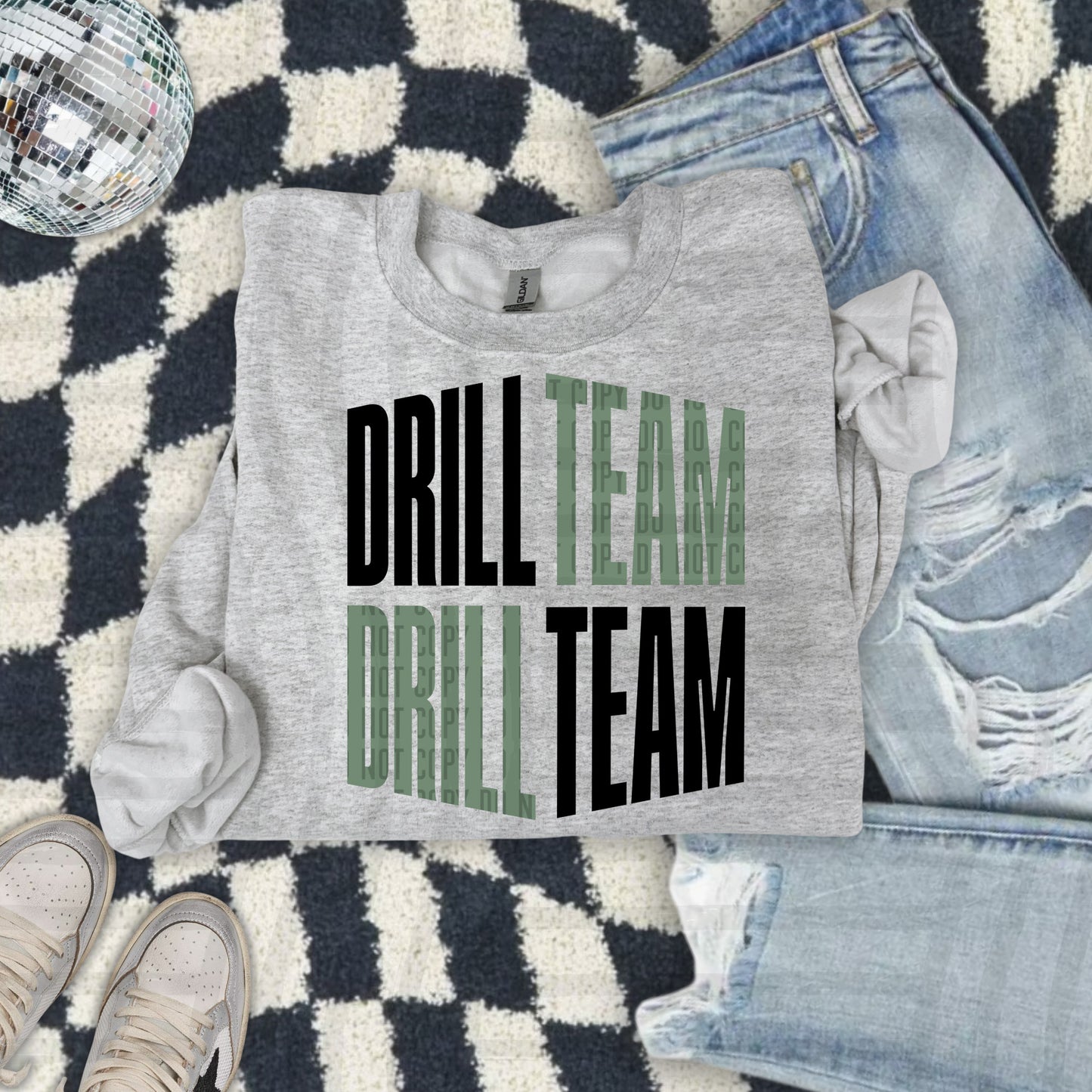 WORD ART DRILL TEAM TEE