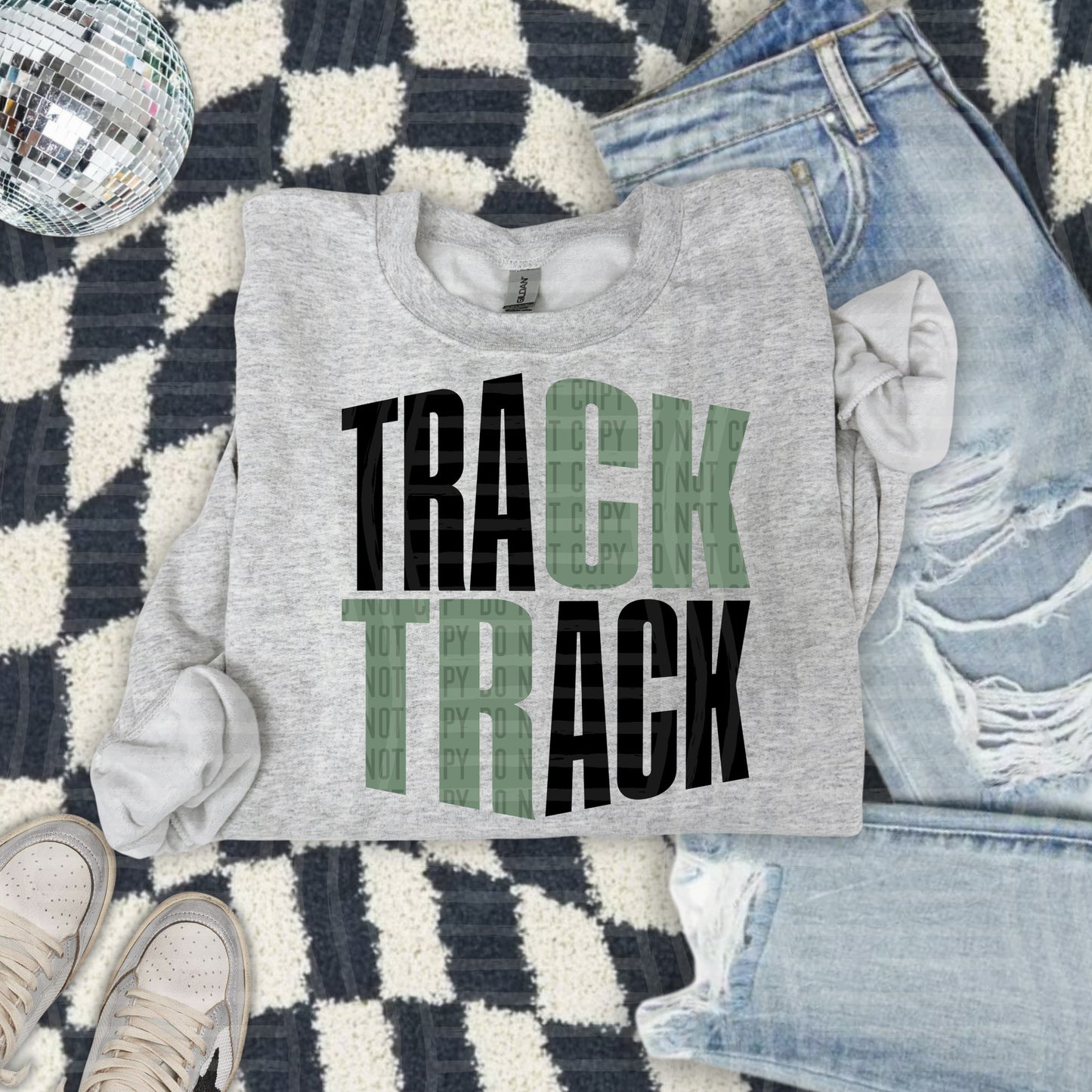 WORD ART TRACK TEE