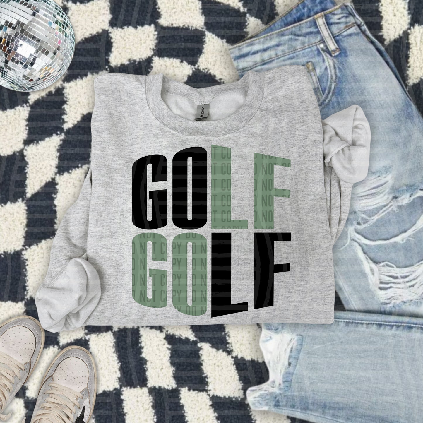 WORD ART GOLF TEE