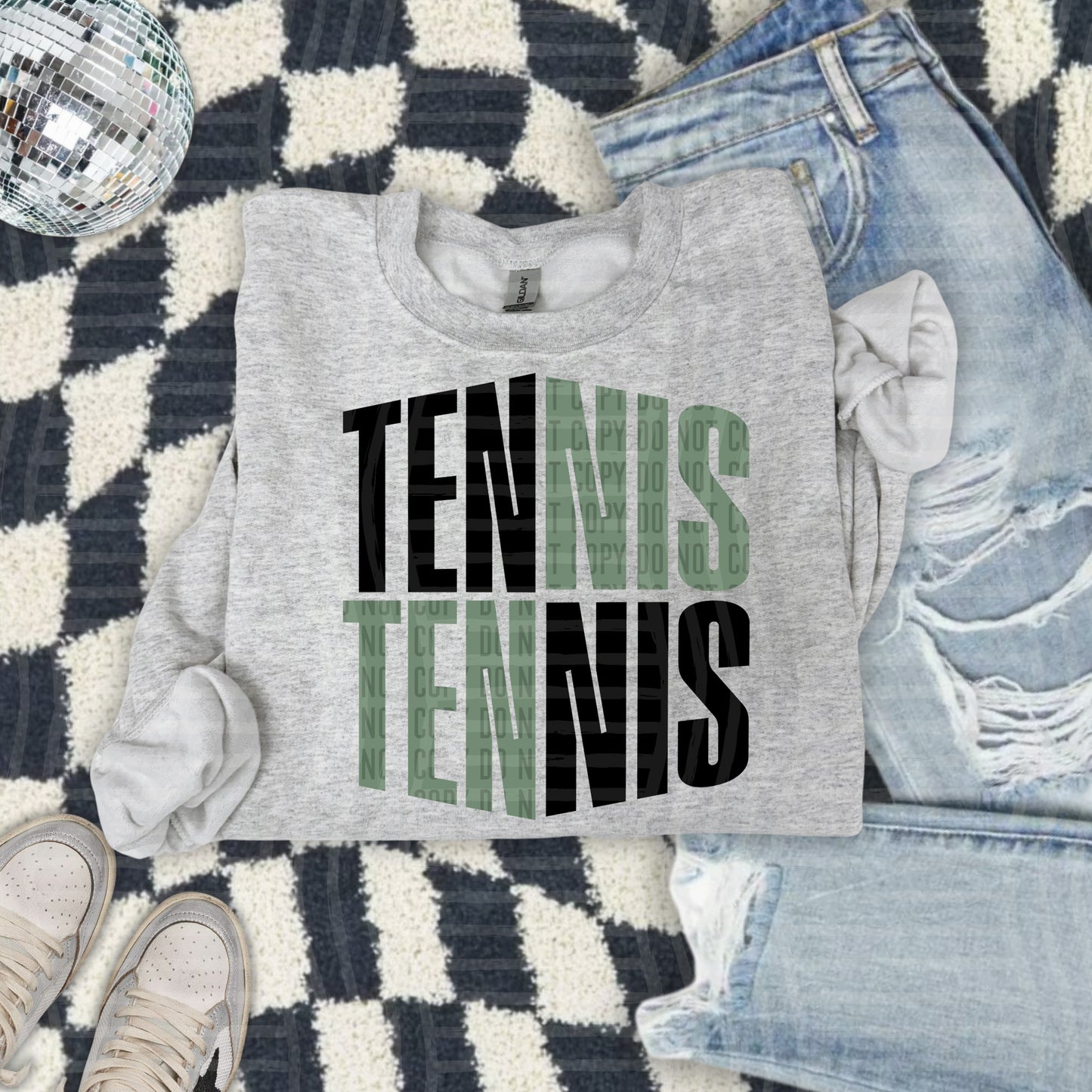 WORD ART TENNIS TEE