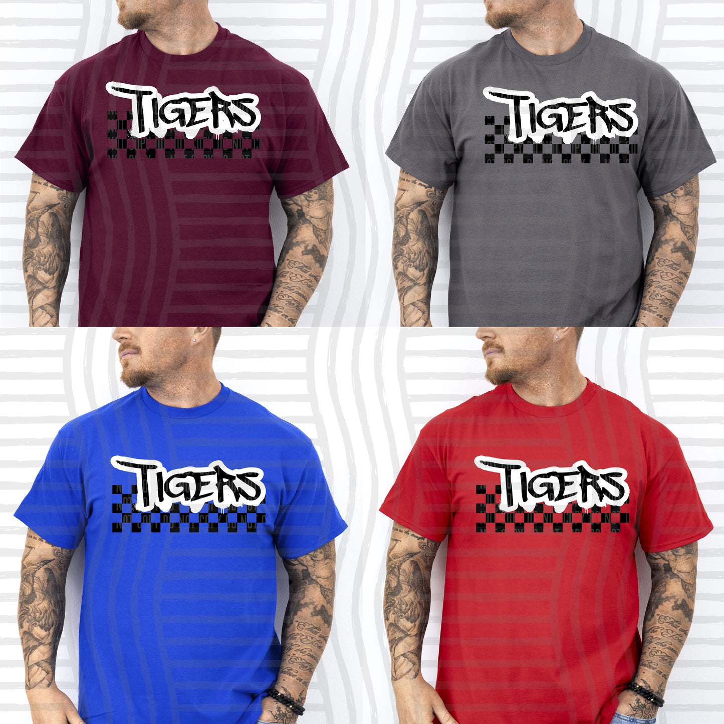 INK DRIP VARIETY OF MASCOT TEES