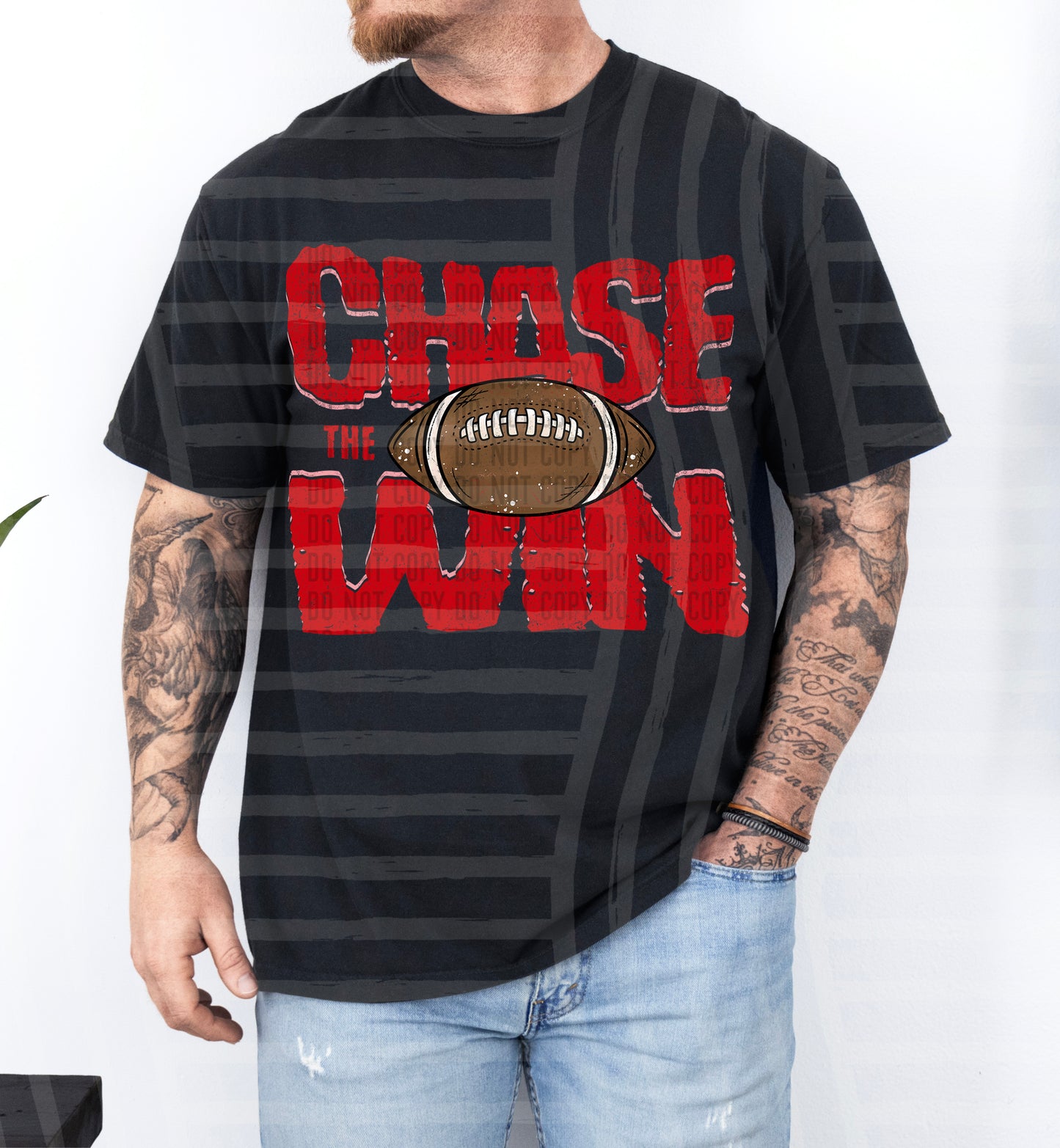 FOOTBALL -CHASE THE WIN TEES- VARIETY COLORS