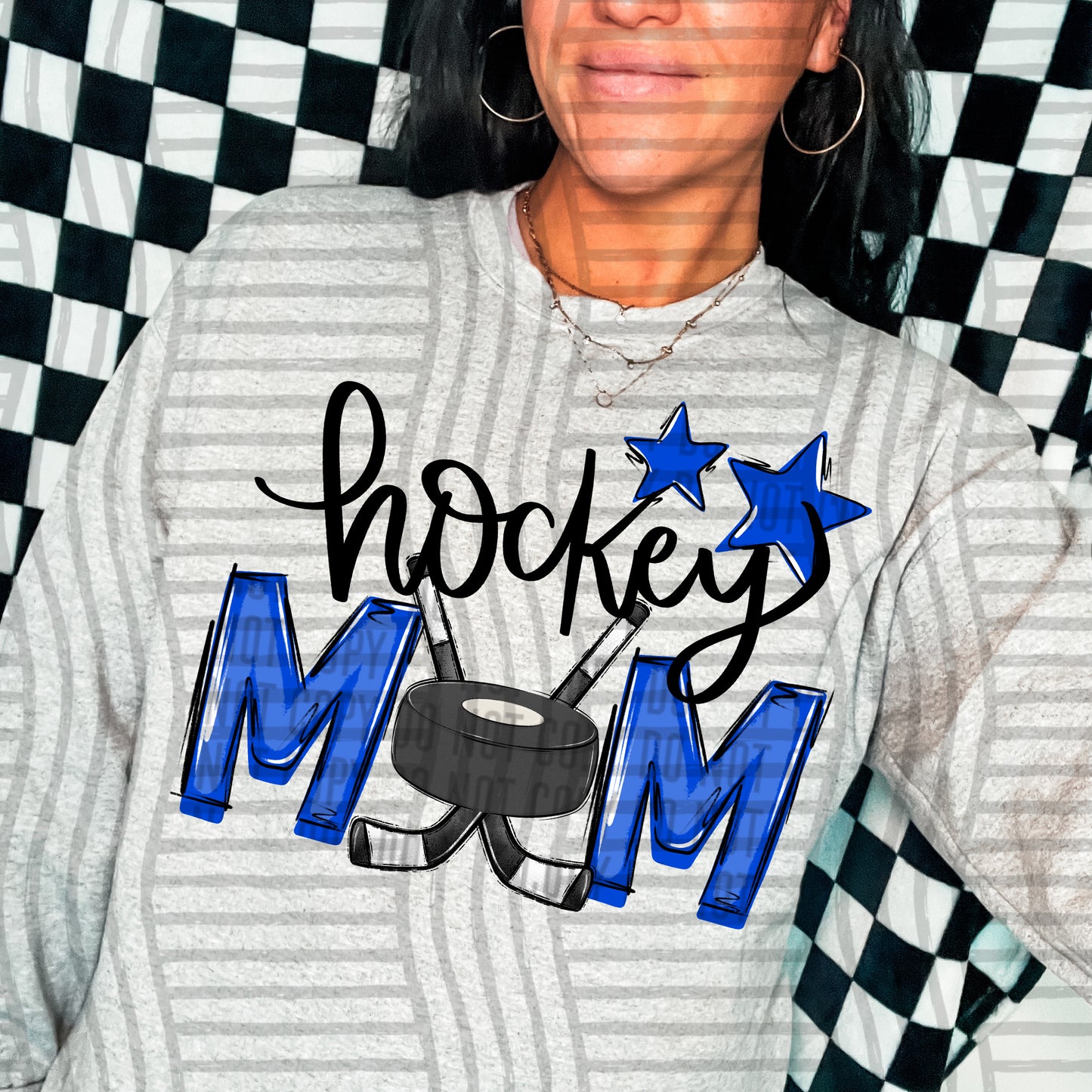 HOCKEY MOM TEES - 20 COL0RS