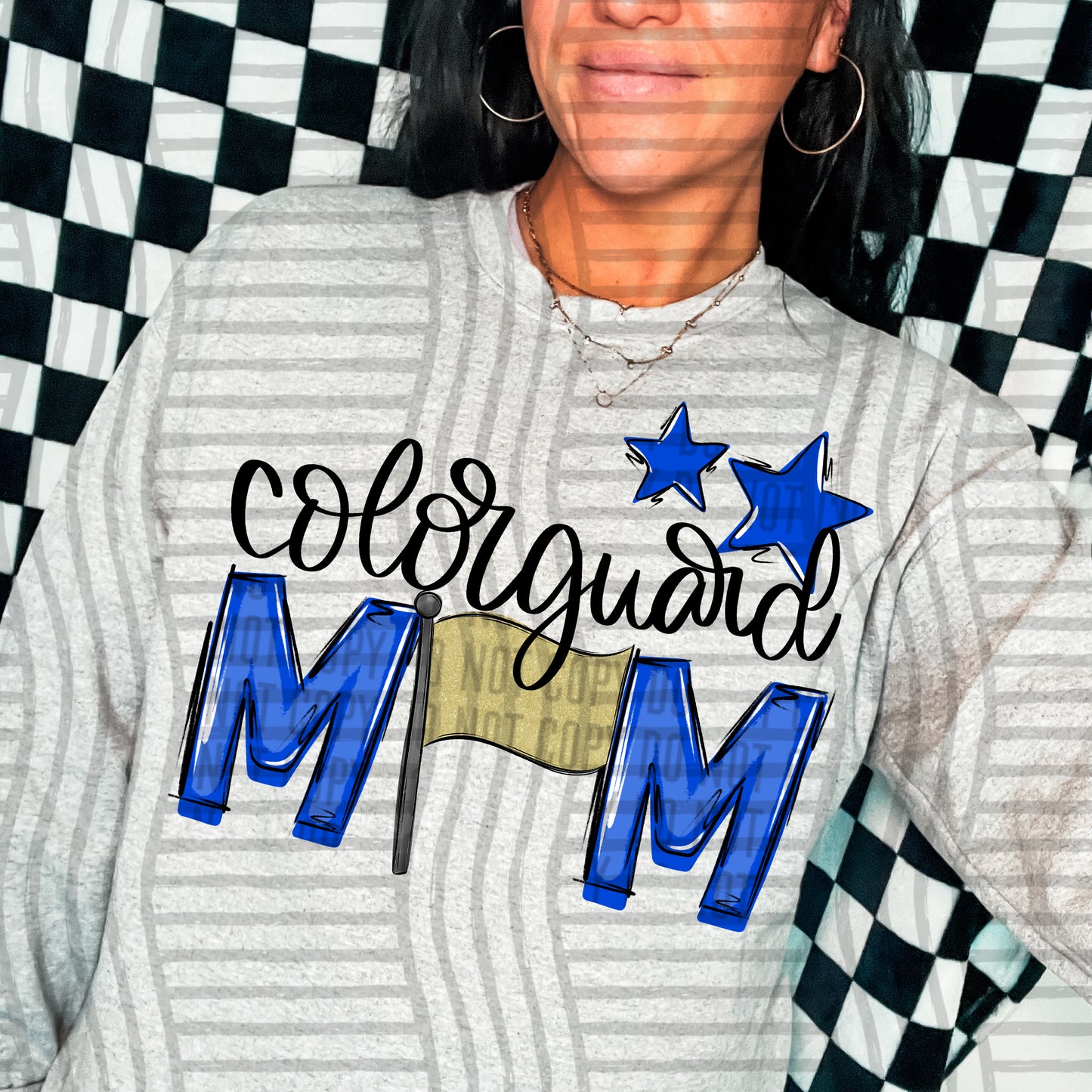 COLORGUARD MOM TEES - 20 COLORS